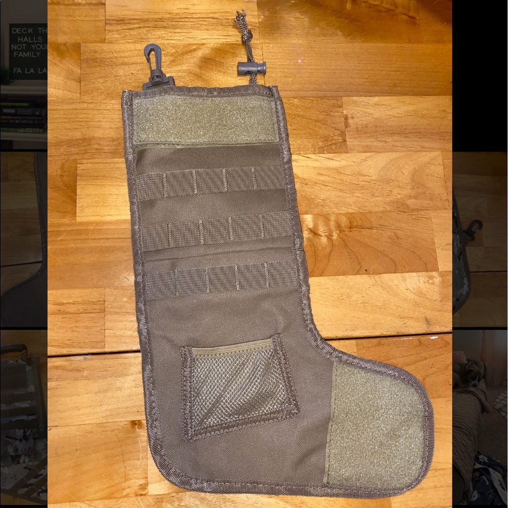 Brown Tactical Christmas Stocking